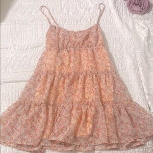 Floral Pink/Coral Women’s Dress